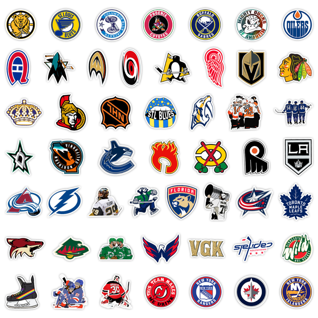 50 Hockey Fresh Stickers